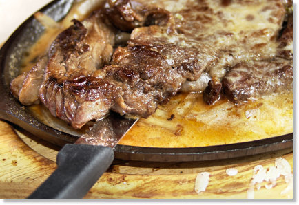 Sizzling Steak!