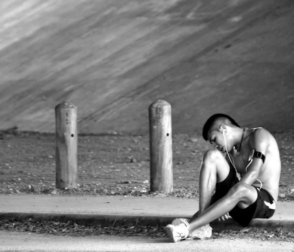 Runner Lost In Thought