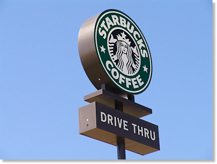 Starbucks Coffee Sign