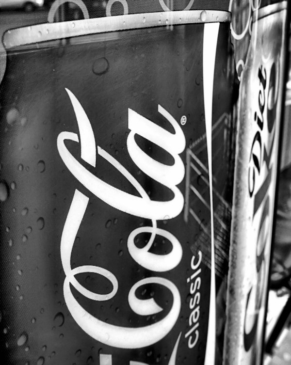 Close Up Focus Coke Machine